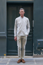 Chemise Elvis - Ecru/Bleu