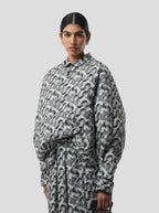 Pull Brooklyn In Lead Shavings Print