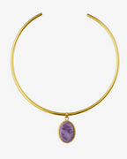 Chocker Amuleto Lila