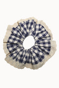Chouchou Lace Bibury - Bleu Et Blanc