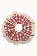 Chouchou Lace Cherish - Rouge Et Blanc