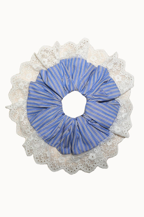 Chouchou Lace Eira - Bleu