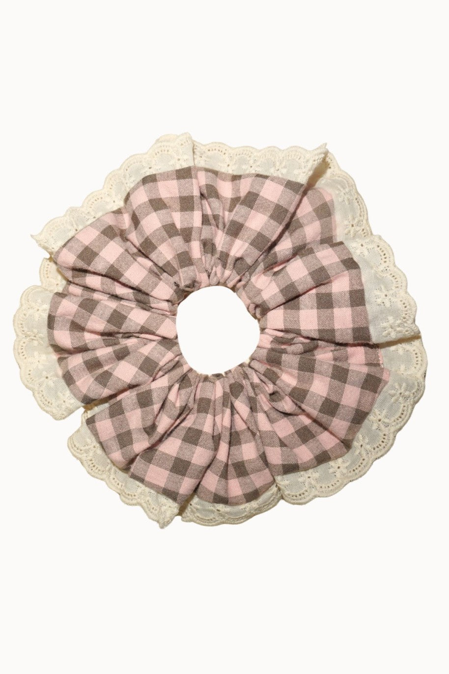 Chouchou Lace Tes - Marron