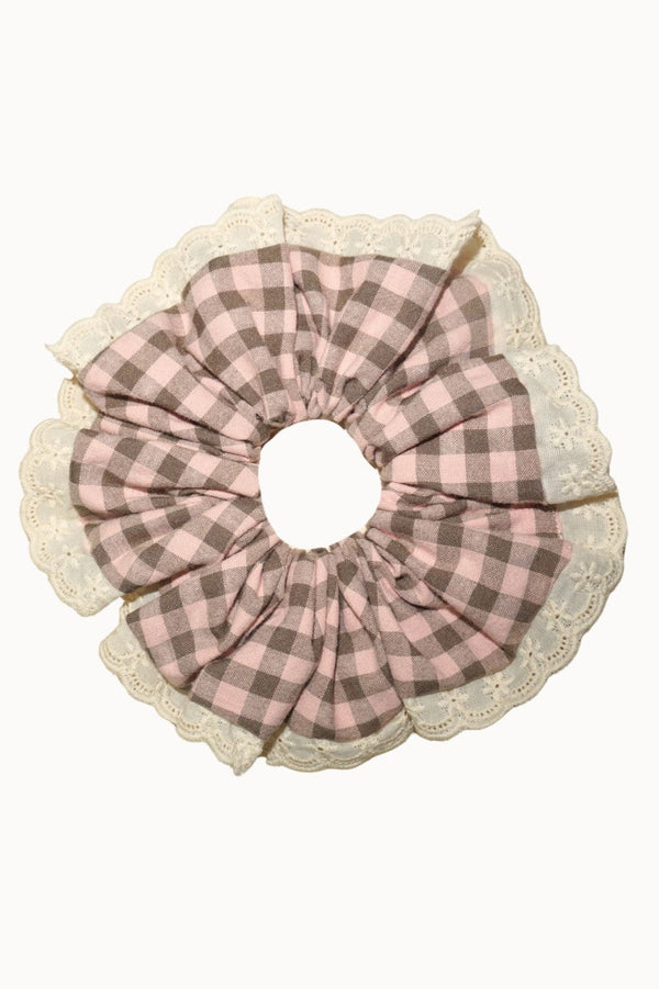 Chouchou Lace Tes - Marron