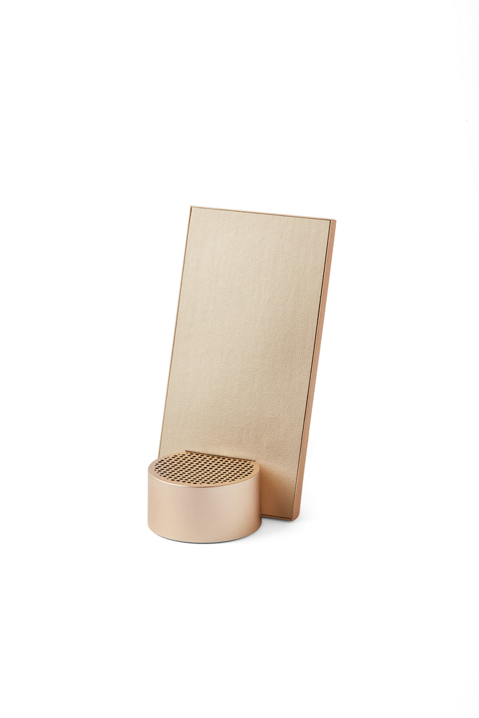 Lexon Design - Station De Charge Induction/Micro/Enceinte - City Energy Pro - Gold