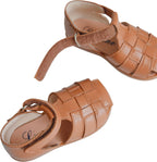 Clarence Nu-Pieds Souples Scratch- Camel - Fille