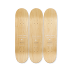 Claudia comte hahaha painting hand signed art edition triptych skatedeck by THE SKATEROOM top