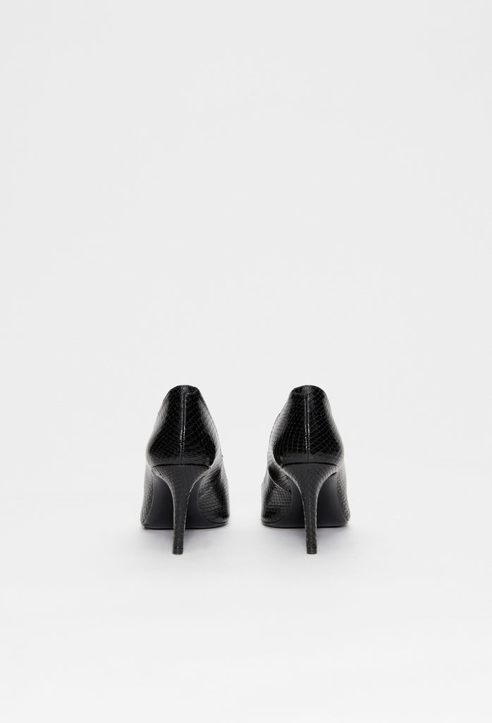 Claudie Pierlot - Escarpins Altesse - Python Noir