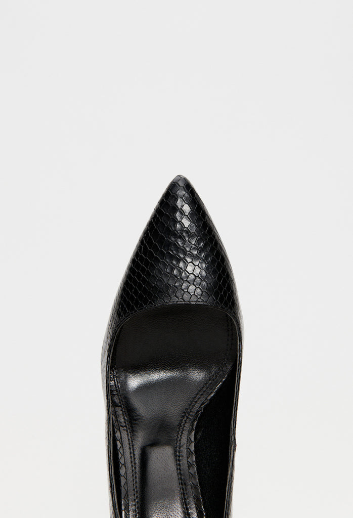 Claudie Pierlot - Escarpins Altesse - Python Noir