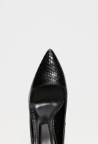 Claudie Pierlot - Escarpins Altesse - Python Noir
