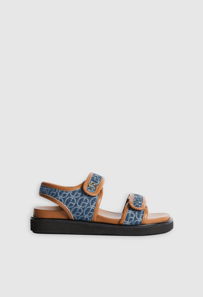 Claudie Pierlot - Chaussures Plates Ouvertes Ameliedenim - Bicolore