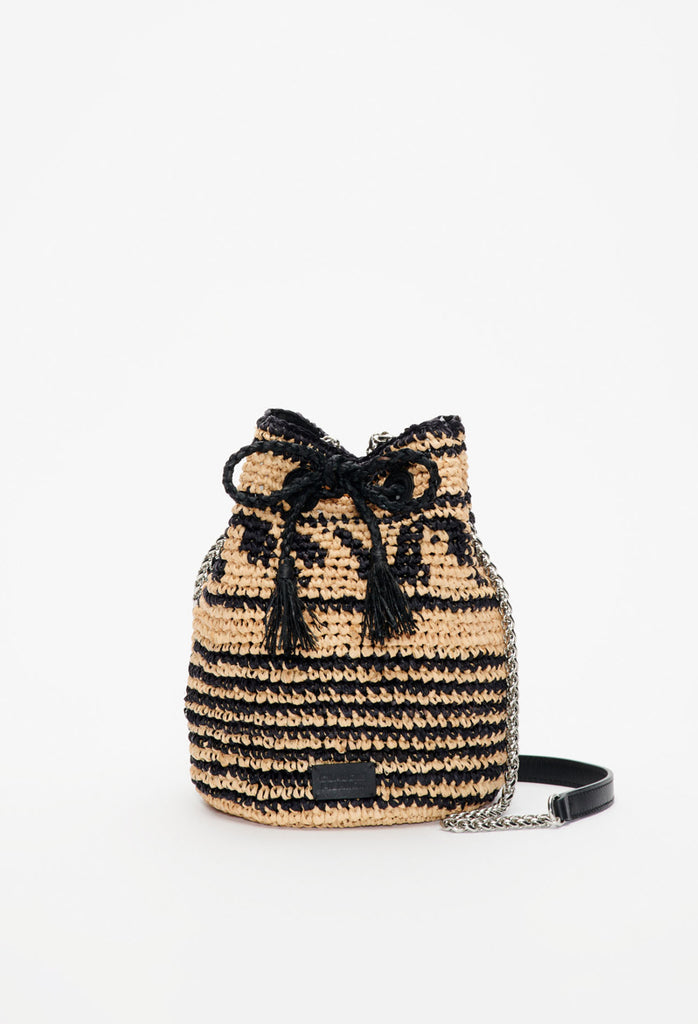 Claudie Pierlot - Sac Seau En Raphia Angelo - Paille