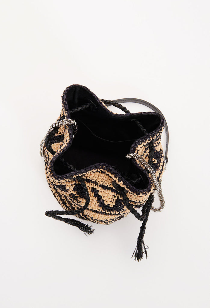 Claudie Pierlot - Sac Seau En Raphia Angelo - Paille