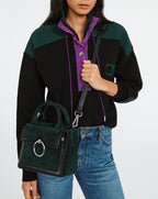 Claudie Pierlot - Sac Anouck Mini Corduroybis - Vert Foret