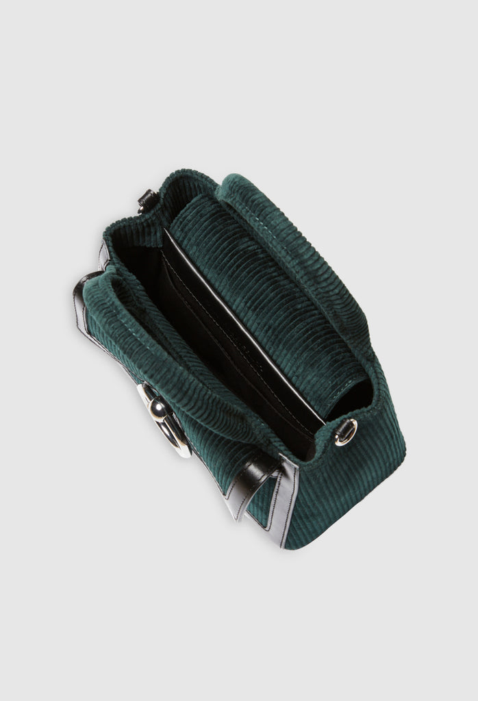 Claudie Pierlot - Sac Anouck Mini Corduroybis - Vert Foret