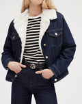 Claudie Pierlot - Blouson Vague - Denim Brut