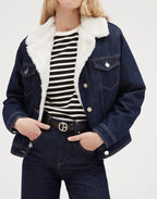 Claudie Pierlot - Blouson Vague - Denim Brut