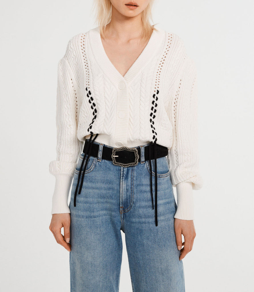 Claudie Pierlot - Cardigan Maupassant - Écru