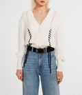 Claudie Pierlot - Cardigan Maupassant - Écru