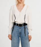 Claudie Pierlot - Cardigan Maupassant - Écru