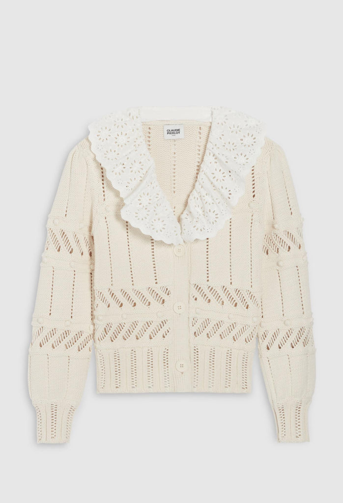 Claudie Pierlot - Cardigan Madelaine - Écru