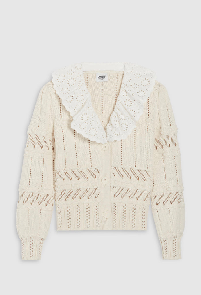 Claudie Pierlot - Cardigan Madelaine - Écru