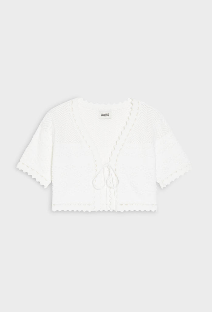 Claudie Pierlot - Cardigan Miro - Écru