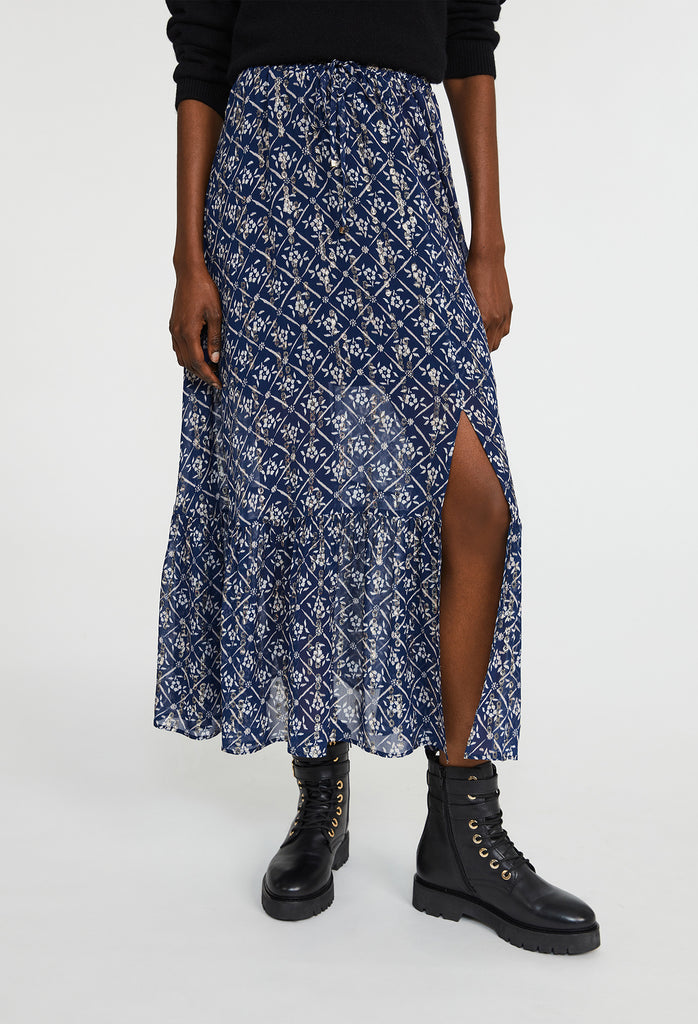Claudie Pierlot - Jupe Salybis - Print Fonce