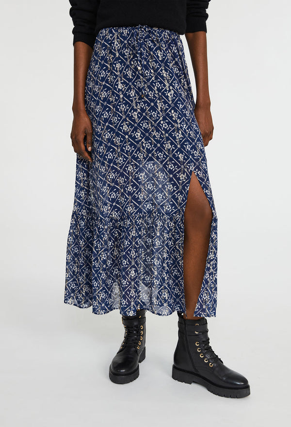 Claudie Pierlot - Jupe Salybis - Print Fonce