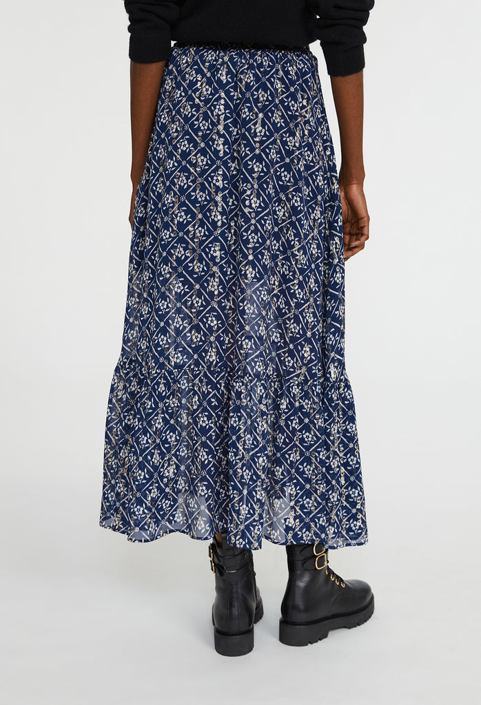 Claudie Pierlot - Jupe Salybis - Print Fonce