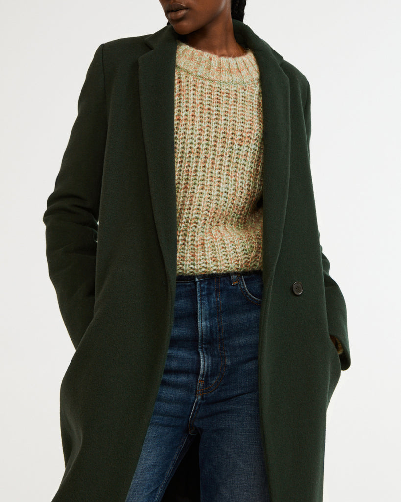 Claudie Pierlot - Manteau Gold Bis - Vert Sapin