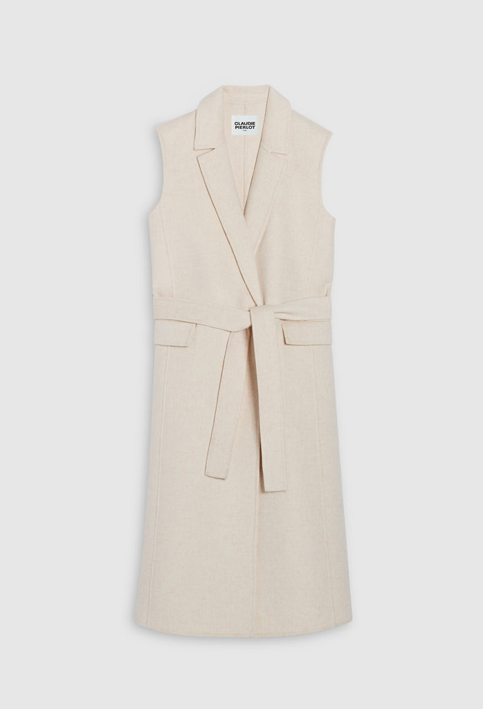 Claudie Pierlot - Manteau Glycine - Vanille