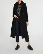 Claudie Pierlot - Manteau Ganesha - Noir