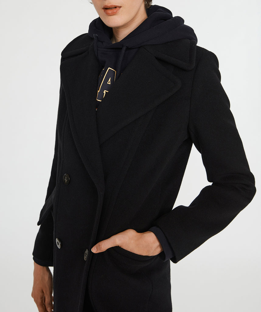 Claudie Pierlot - Manteau Ganesha - Noir
