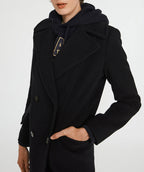 Claudie Pierlot - Manteau Ganesha - Noir