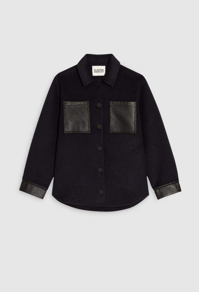 Claudie Pierlot - Manteau Gaelle - Marine Profond