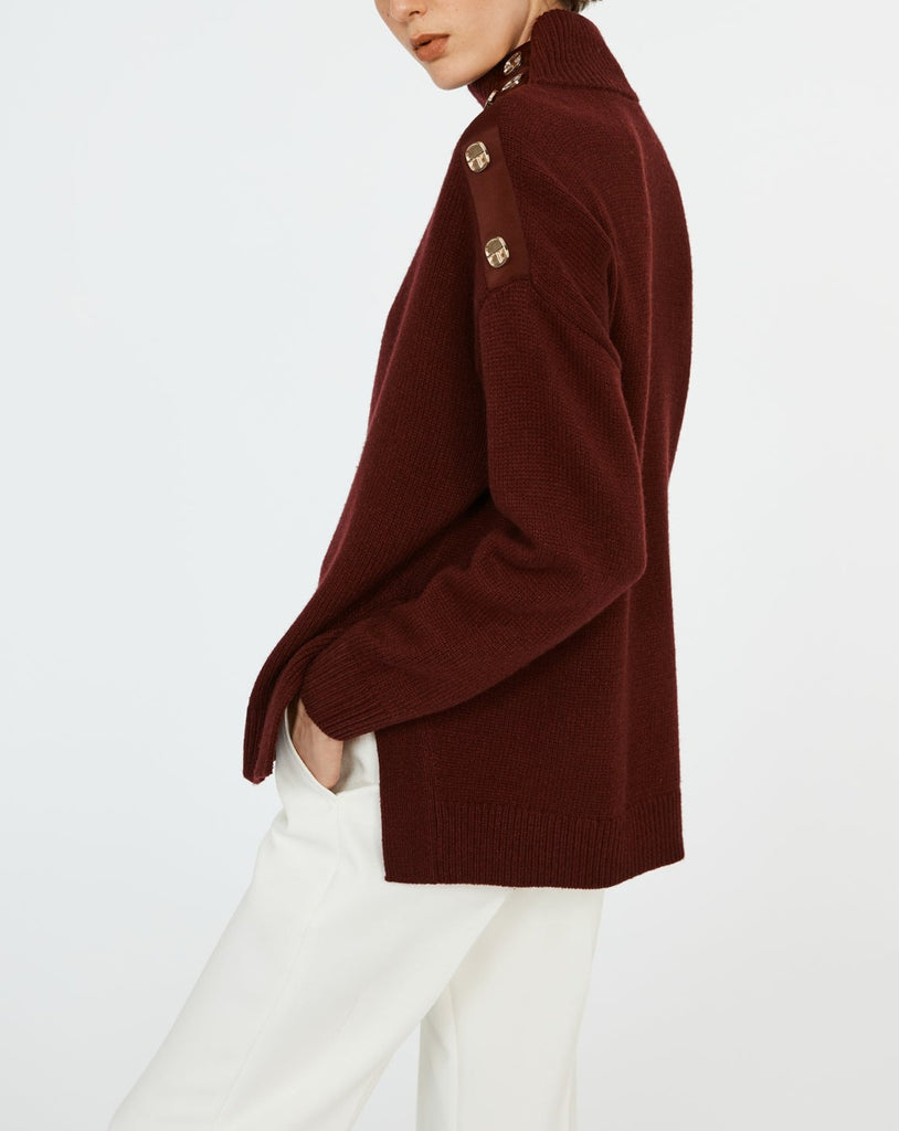 Claudie Pierlot - Pull Malo - Bordeaux