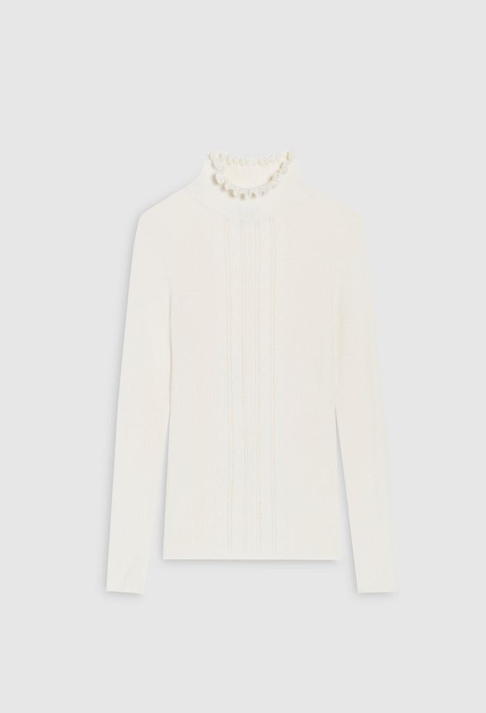 Claudie Pierlot - Pull Meeting - Écru