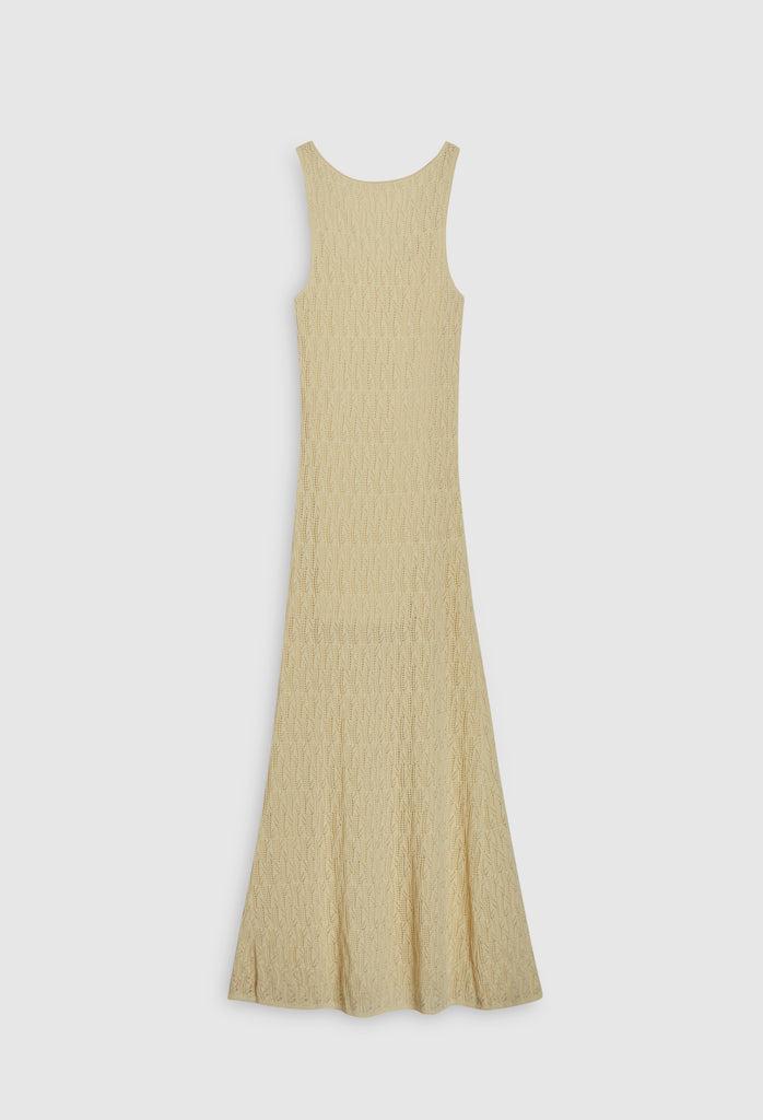 Claudie Pierlot - Robe Dos Nu Monteo - Jaune Pale