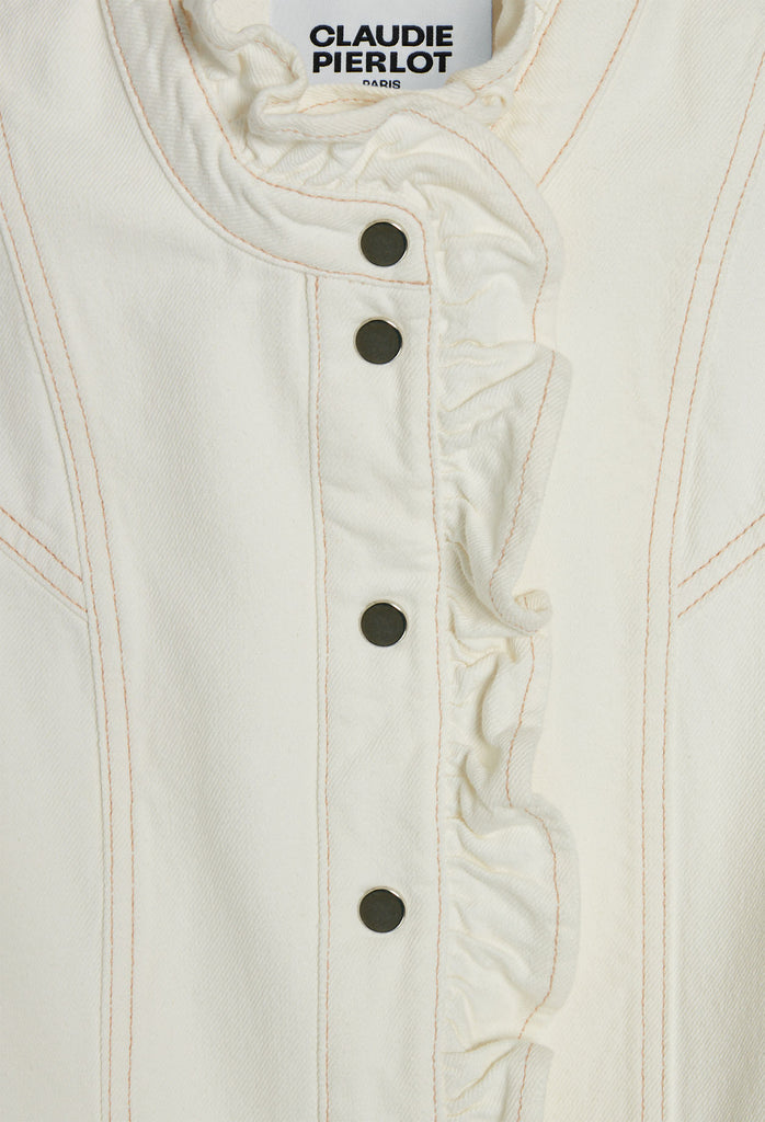 Claudie Pierlot - Robe C&T Ramia - Ecru