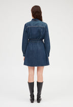 Claudie Pierlot - Robe Raft - Denim Mid Blue
