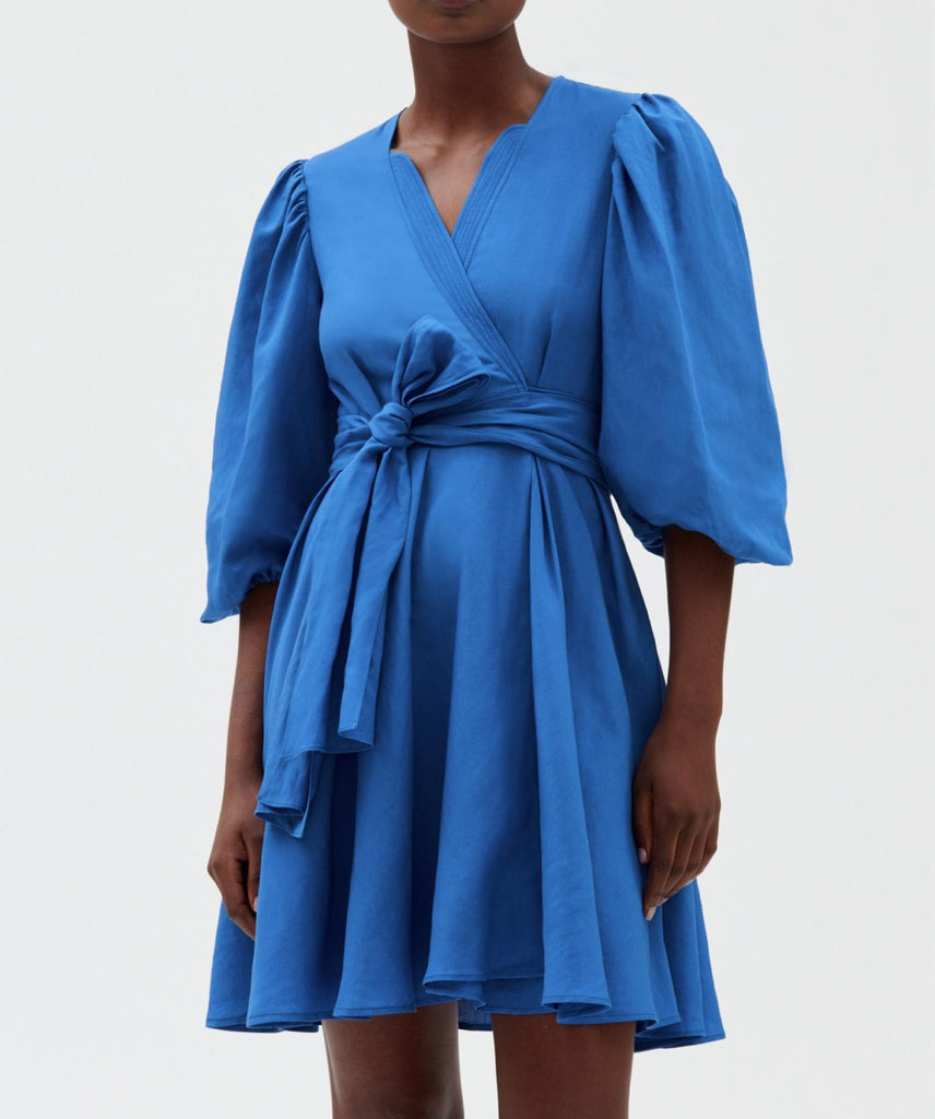 Claudie Pierlot - Robe Raymondesantorin - Bleu Santorin