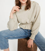 Claudie Pierlot - Sweatshirt Tomijy - Ecru