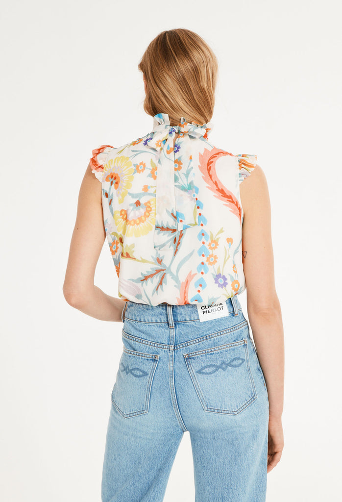 Claudie Pierlot - Top Bruna - Print Clair