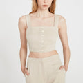 Claudie Pierlot - Top Brume - Beige Chiné