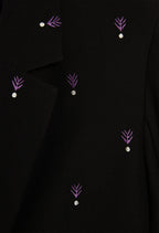 Claudie Pierlot - Veste Imprimée Vicomte - Noir
