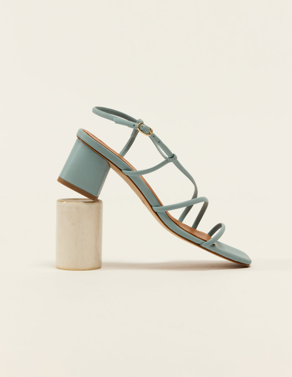 Sandales À Talons Cola - Cuir Ciel
