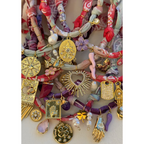 Collier Cosmic Vibes Medaille Trèfle
