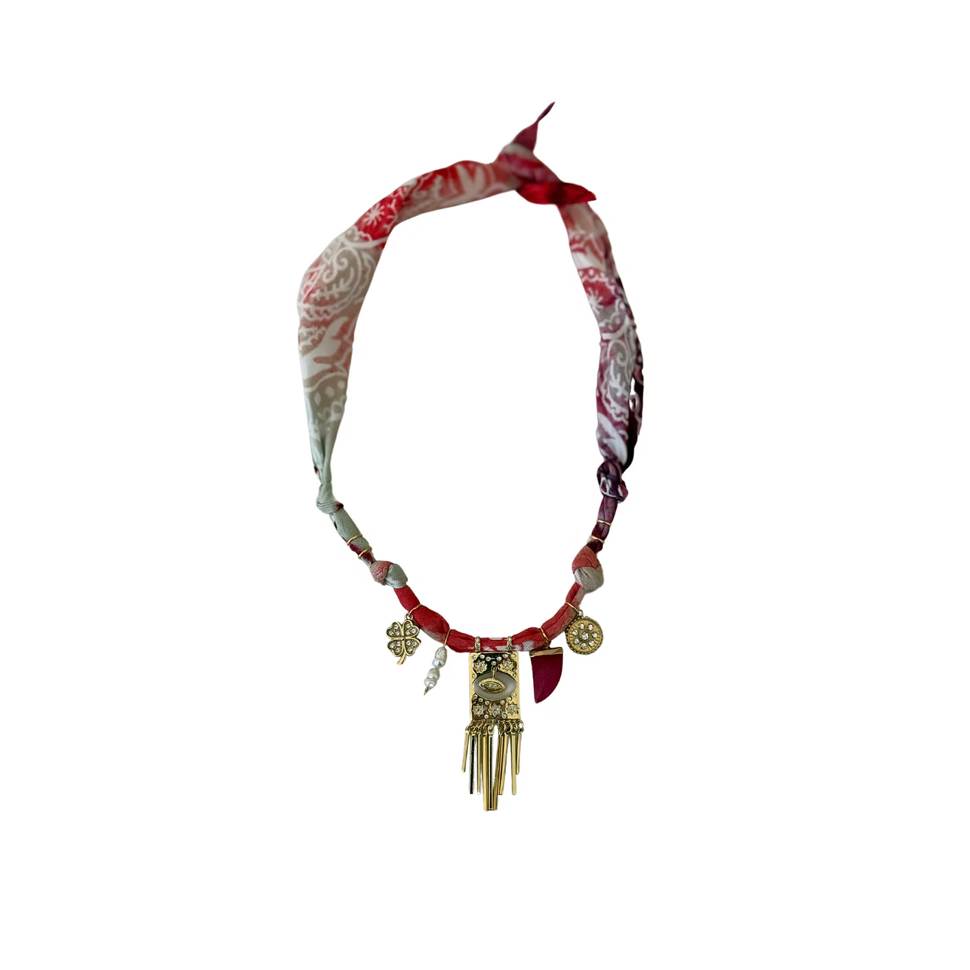Collier Cosmic Vibes Medaille Carre Oeil