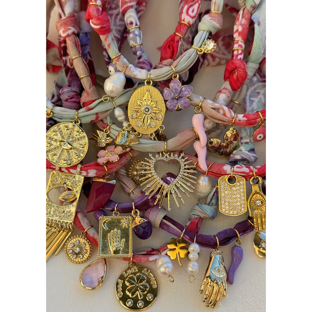 Collier Cosmic Vibes Medaille Carre Oeil